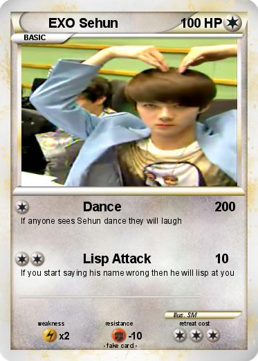 Pokemon EXO Sehun