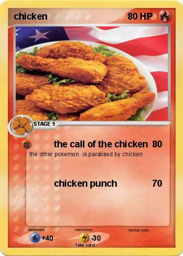 Pokemon chicken