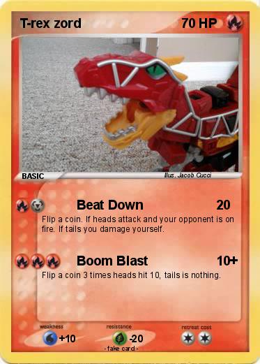 Pokemon T-rex zord