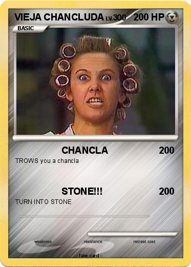 Pokemon VIEJA CHANCLUDA