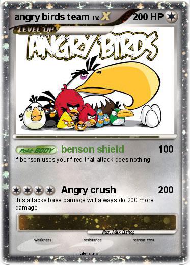 Pokemon angry birds team