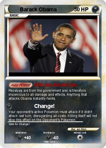 Pokemon Barack Obama