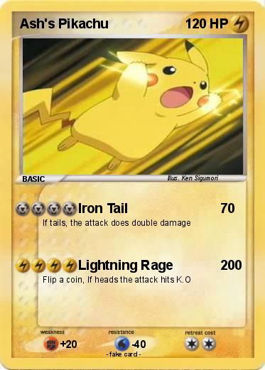 Pokemon Ash's Pikachu
