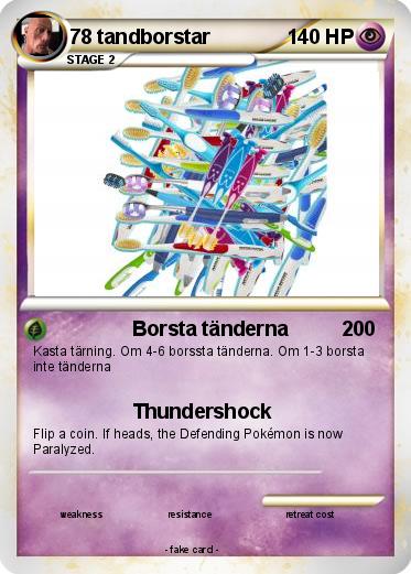 Pokemon 78 tandborstar