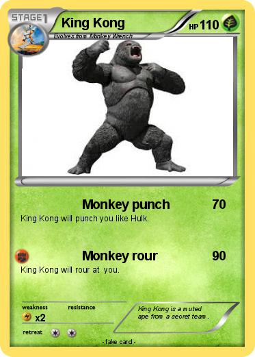 Pokemon King Kong