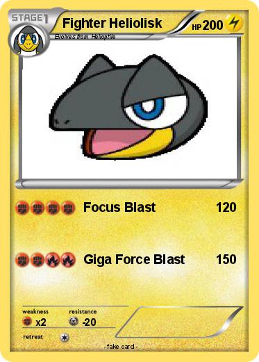 Pokemon Fighter Heliolisk
