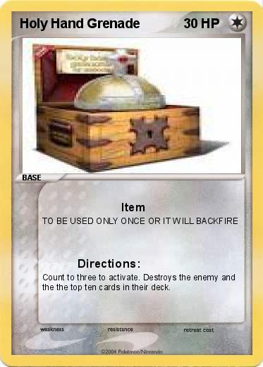 Pokemon Holy Hand Grenade