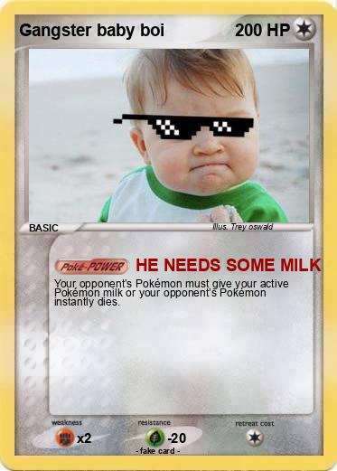 Pokemon Gangster baby boi