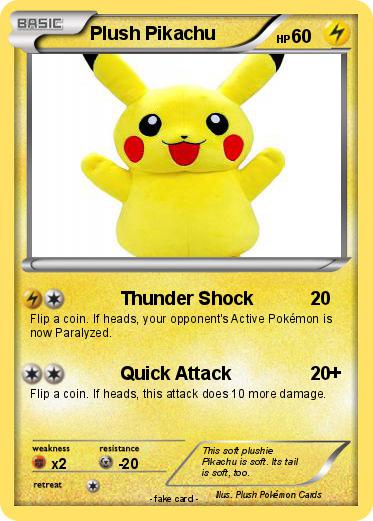 Pokemon Plush Pikachu