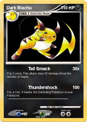 Pokemon Dark Riachu
