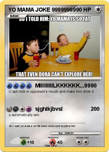 Pokemon YO MAMA JOKE 99999999