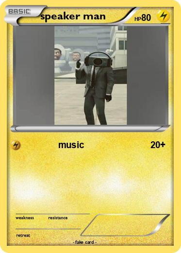 Pokemon speaker man