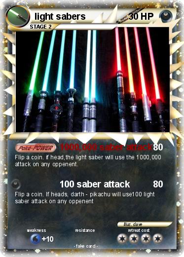 Pokemon light sabers