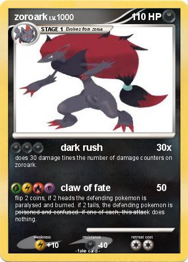 Pokemon zoroark