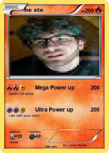 Pokemon he ate