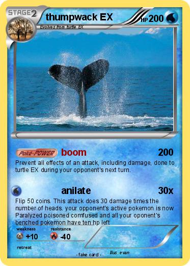 Pokemon thumpwack EX