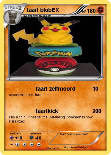 Pokemon taart blobEX