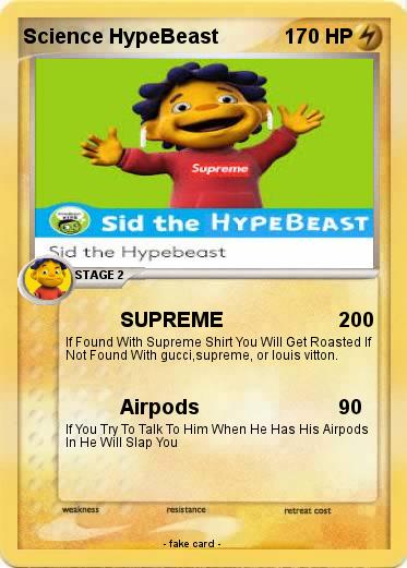 hypebeast pikachu supreme