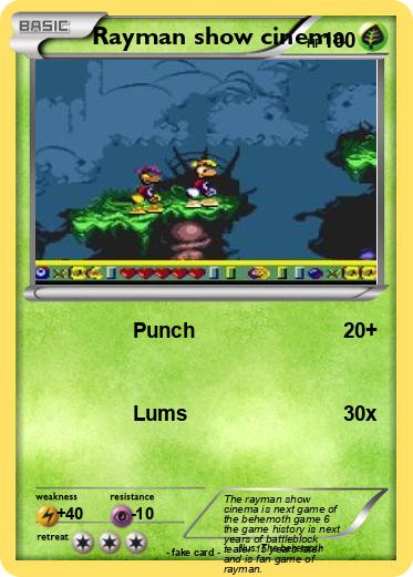 Pokemon Rayman show cinema