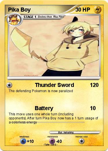 Pokemon Pika Boy