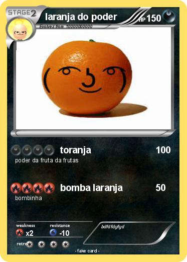 Pokemon laranja do poder