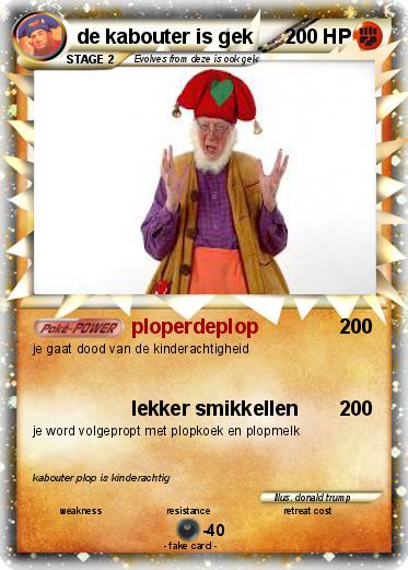 Pokemon de kabouter is gek