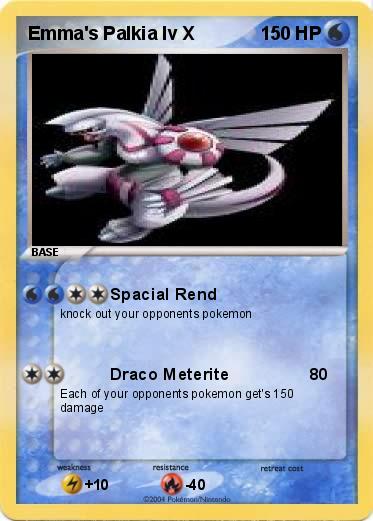 Pokemon Emma's Palkia lv X