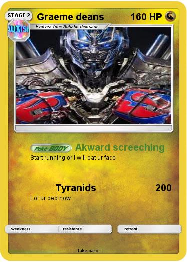 Pokemon Graeme deans