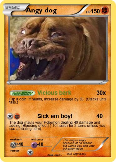 Pokemon Angy dog