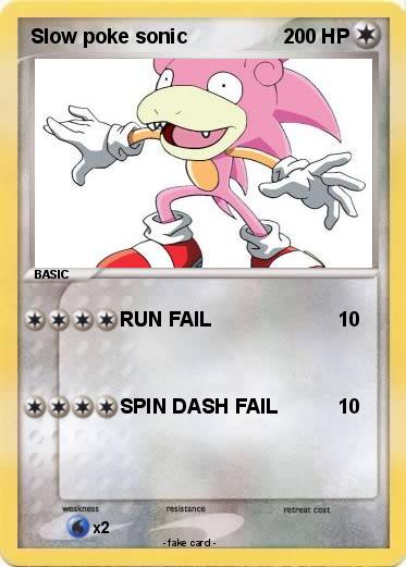 Pokemon Slow poke sonic
