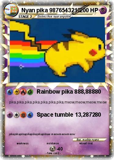 Pokemon Nyan pika 9876543210