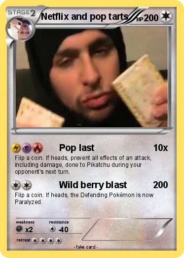 Pokemon Netflix and pop tarts