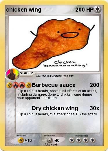 Pokemon chicken wing