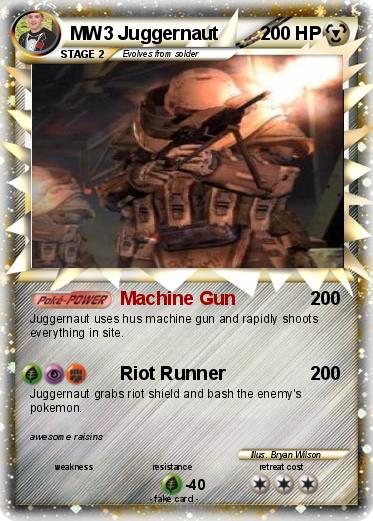 Pokemon MW3 Juggernaut