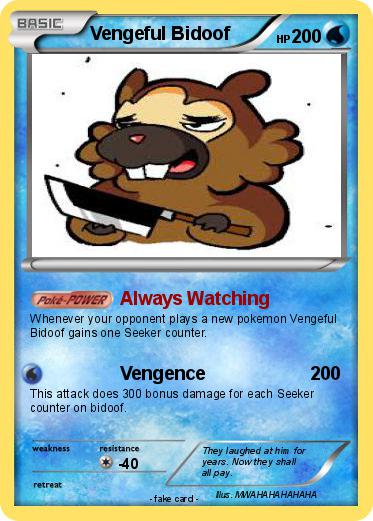 Pokemon Vengeful Bidoof