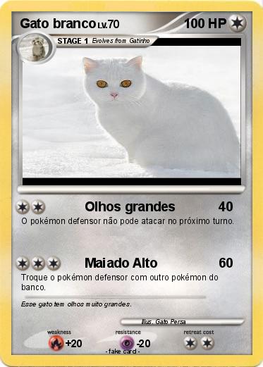 Pokemon Gato branco