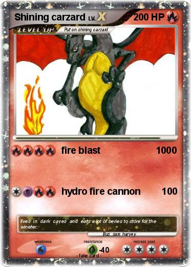 Pokemon Shining carzard