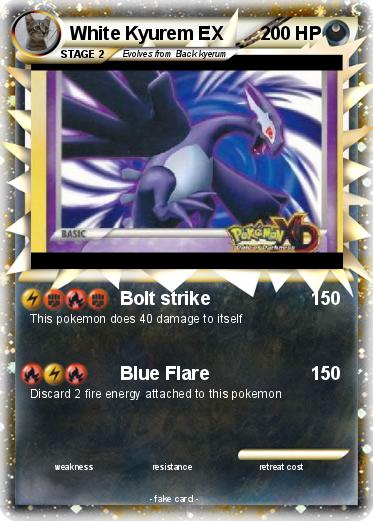 Pokemon White Kyurem EX
