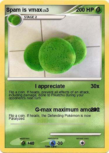 Pokemon Spam is vmax