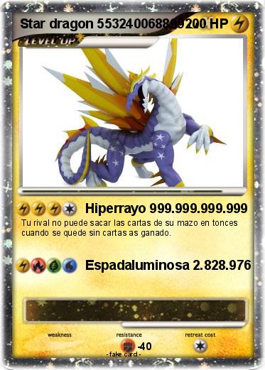Pokemon Star dragon 553240068899