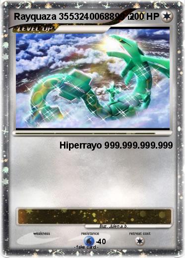 Pokemon Rayquaza 3553240068899