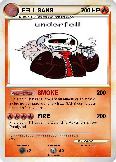 Pokemon FELL SANS