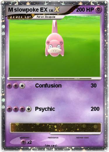 Pokemon M slowpoke EX