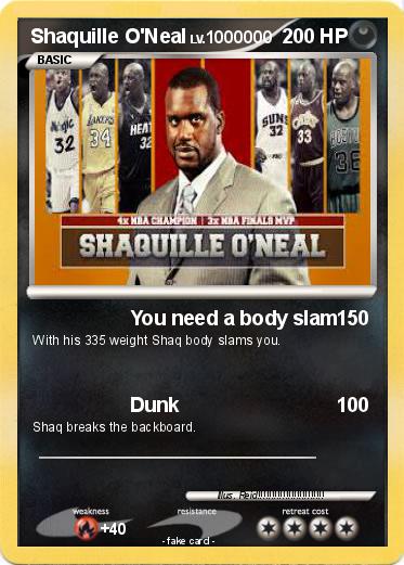Pokemon Shaquille O'Neal