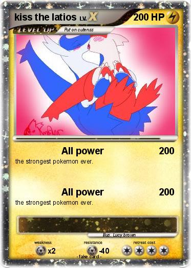Pokemon kiss the latios