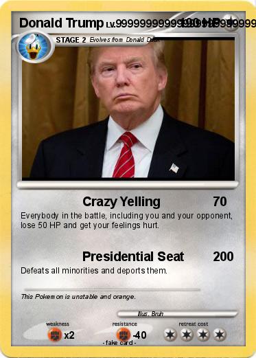 Pokemon Donald Trump