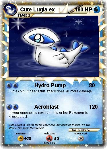 Pokemon Cute Lugia ex