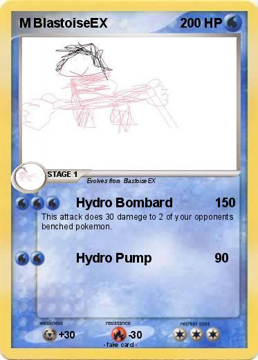 Pokemon M BlastoiseEX