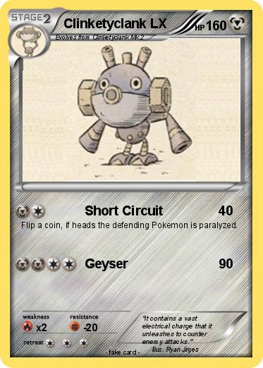 Pokemon Clinketyclank LX