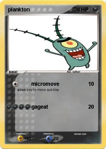 Pokemon plankton